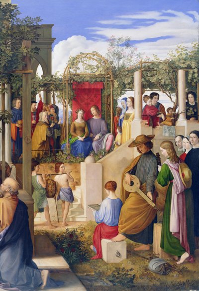 Le nozze di Cana, 1819 (dettaglio) da Julius Schnorr von Carolsfeld